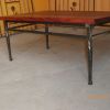 jarrahwood and iron coffee table