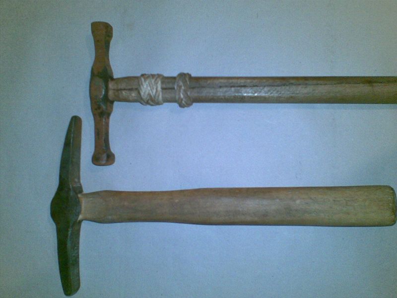 leaf and repousse hammer
