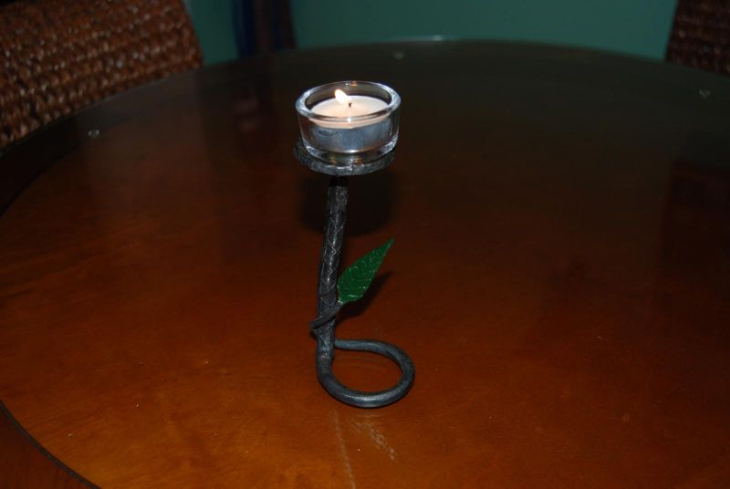 Rebar Candle Holder