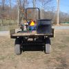 Rear view of demo trailer