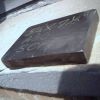 Hard plate{machined to .0035" flatness} polished, soft side
