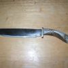 1095 steel w/antler and poured pommel antiqued