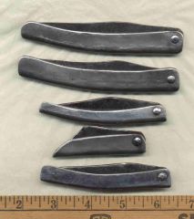 Iron handled French style clasp knives - ca. 1685