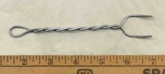 Twisted wire fork - stainless wire