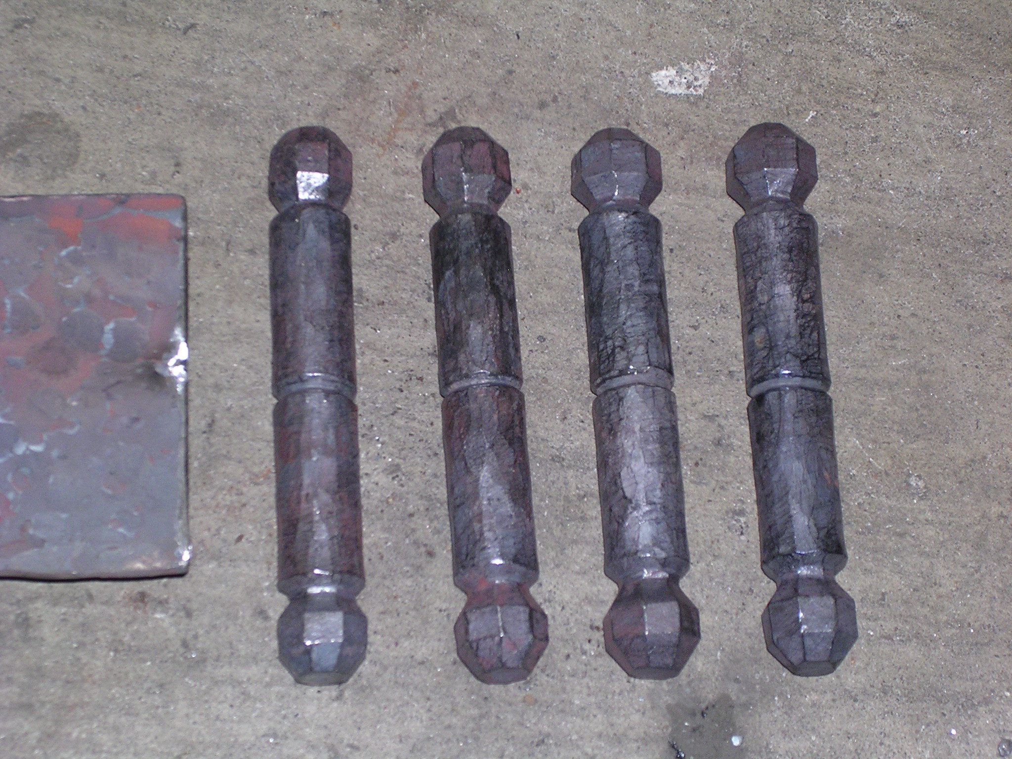 All 4 false hinge barrels