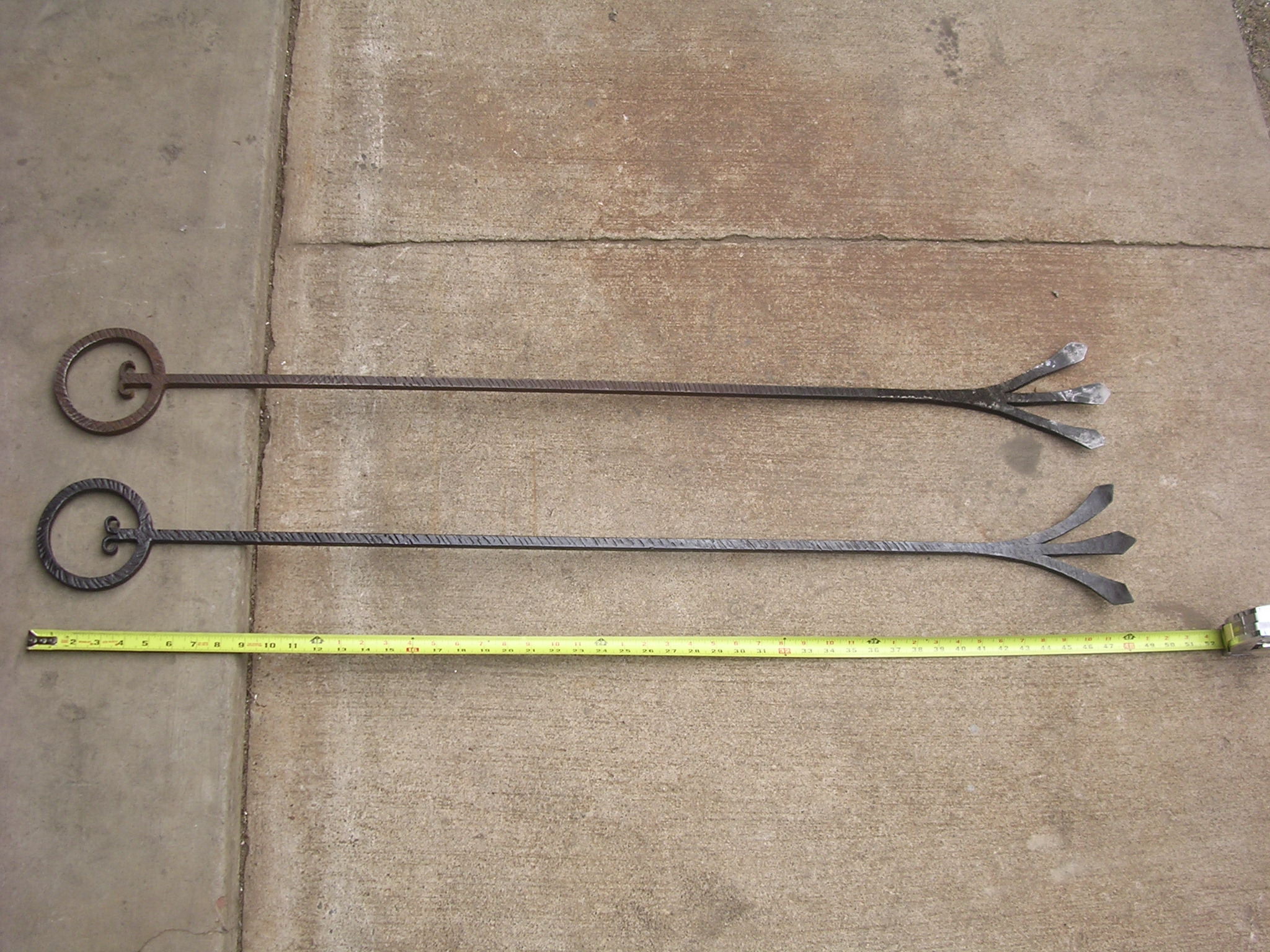 Forged Fire Poker ( replica ) pic 1
