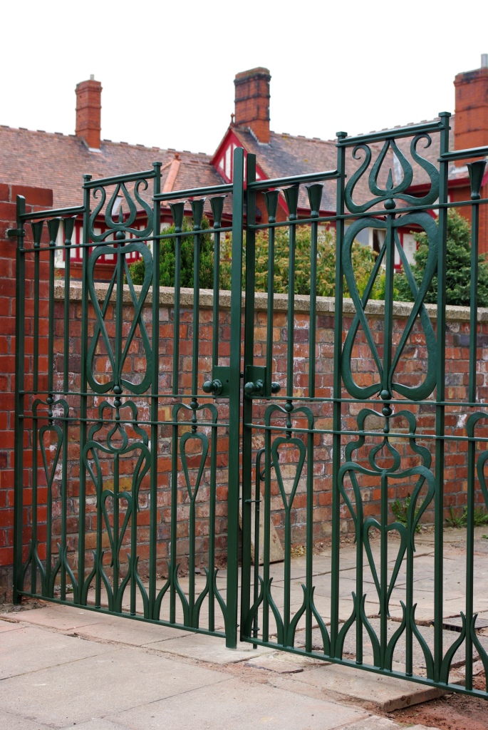 Art Nouveau Drive gates