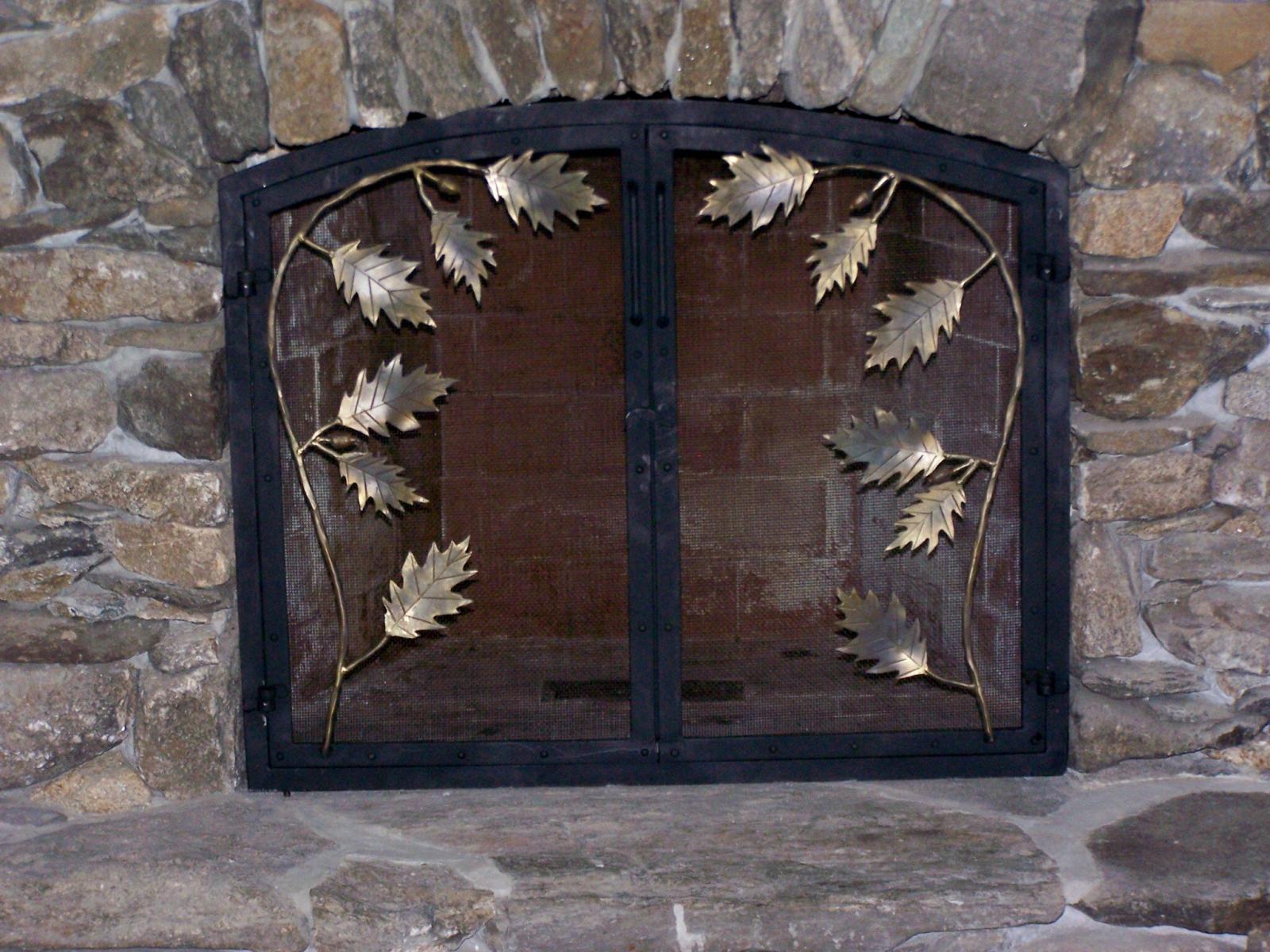 Fireplace screen