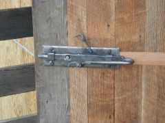 double sided locking bolt latch