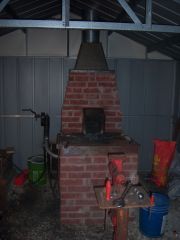 My new brick forge all finished
