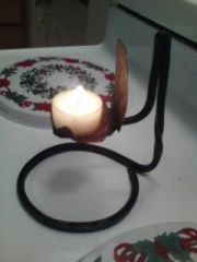 Christmas candle holder for the wife
