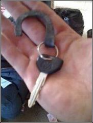 horseshoe keychain 2