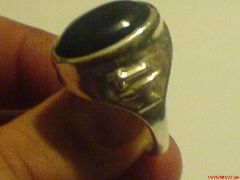 -silver blacksmith's ring