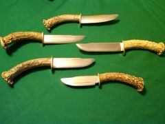 More information about "Christmas R R spike stag knives done"