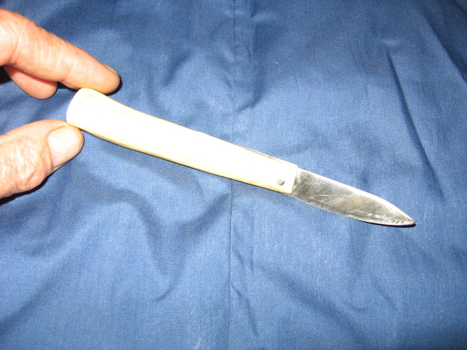 Antler Handle Folding Knife