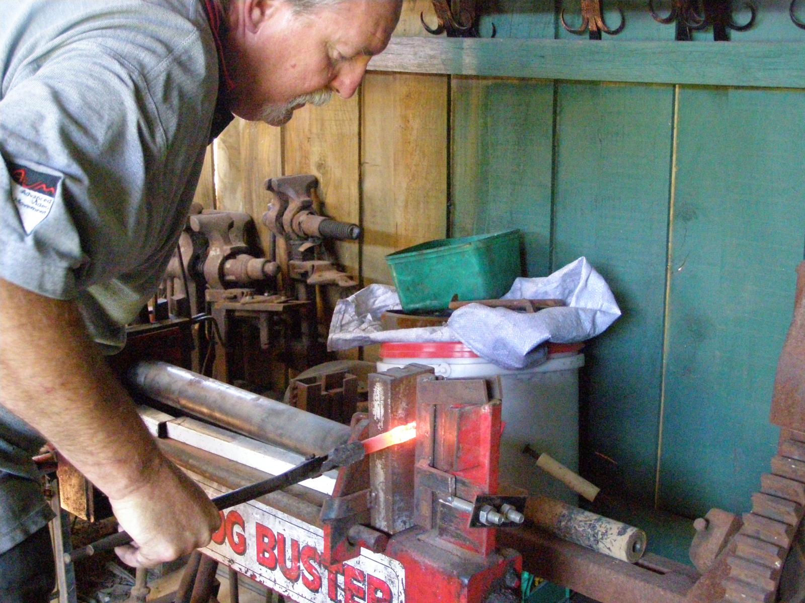 Dale Forging With Log Splitter