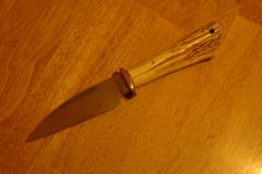 Moose antler patch knife
