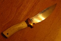 Forged rasp elk antler
