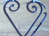 heart shaped triangle dinner bell