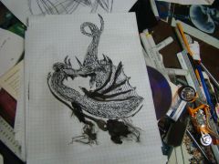 dragon sketch