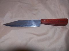 Cable damascus with blood-wood handle