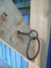 Forge Welded ring and eye.