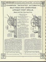 Champion 200 1/2 drill from 1909 catalog