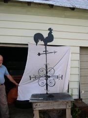 The finished weathervane