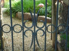 Garden gate of clients