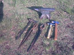 New anvil and tools