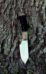Skinning Knife with Springbok Handle