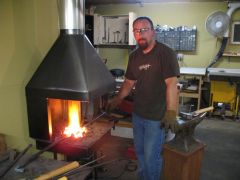 Me at the forge
