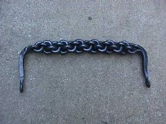 Platted handle for wire brush