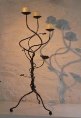 Flower and leaf Candlestick