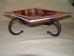 Growling Anvil. 3rd Glass Dish Stand 4.