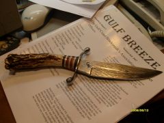mid colonial 1700's / early 1800's  Roachbelly knife