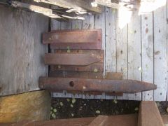 Railroad iron anvils