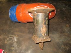 Completed Serving Spoon Swage
