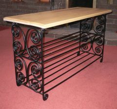 Butterfly shoe rack/hall table