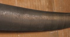 just out of the etching solution