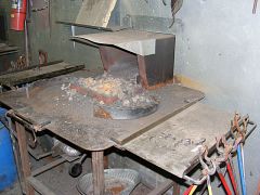 Side draft hood & chimney