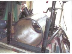 My gas forge with out the burner progress picture