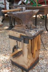 My demo anvil and tools