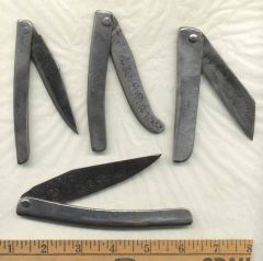 la Belle French style iron handled clasp knife