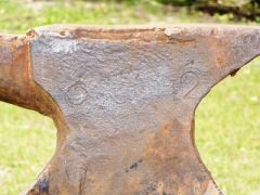 old anvil- detail