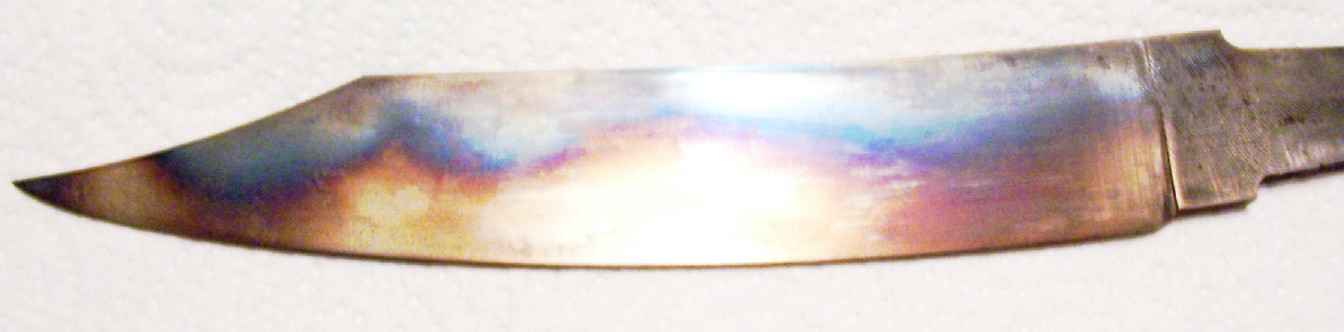torch tempering knife