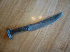 My 3rd railroad spike knife