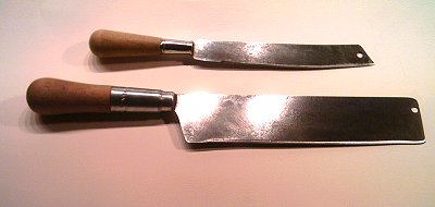 Kitchen knives from an old hand saw