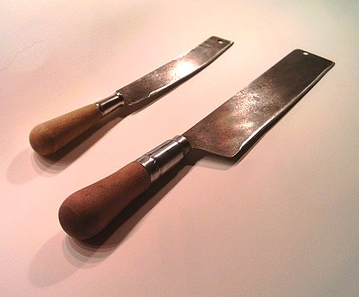 Kitchen knives from an old hand saw