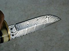 Damascus knife by Billy Merrit